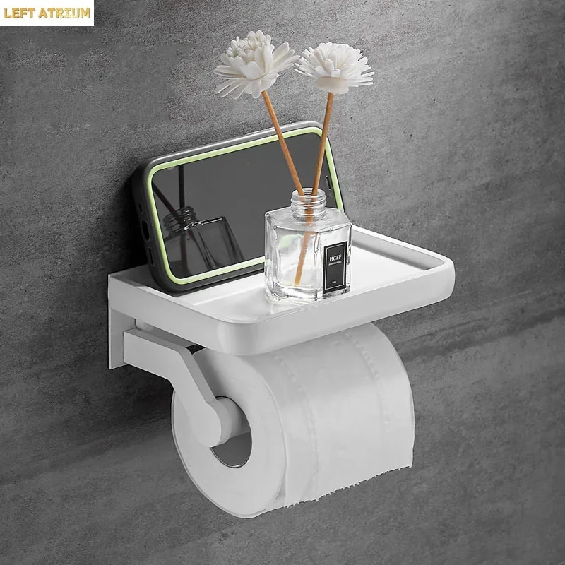 White Bathroom Paper Towel Holder Aluminum Paper Plane Toilet Paper Rack Mobile Phone Holder Wall-mounted Bathroom Shelf Black
White Bathroom Paper Towel Holder Aluminum Paper Plane Toilet Paper Rack Mobile Phone Holder Wall-mounted Bathroom Shelf Black