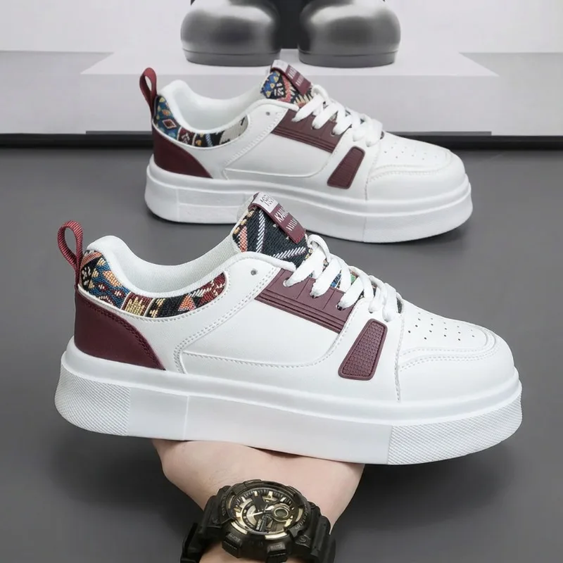 2026 Spring New White Skate Shoes For Men Trendy Color Block Thick Sole Lightweight Versatile Casual Sports Walking Sneakers
2026 Spring New White Skate Shoes For Men Trendy Color Block Thick Sole Lightweight Versatile Casual Sports Walking Sneakers