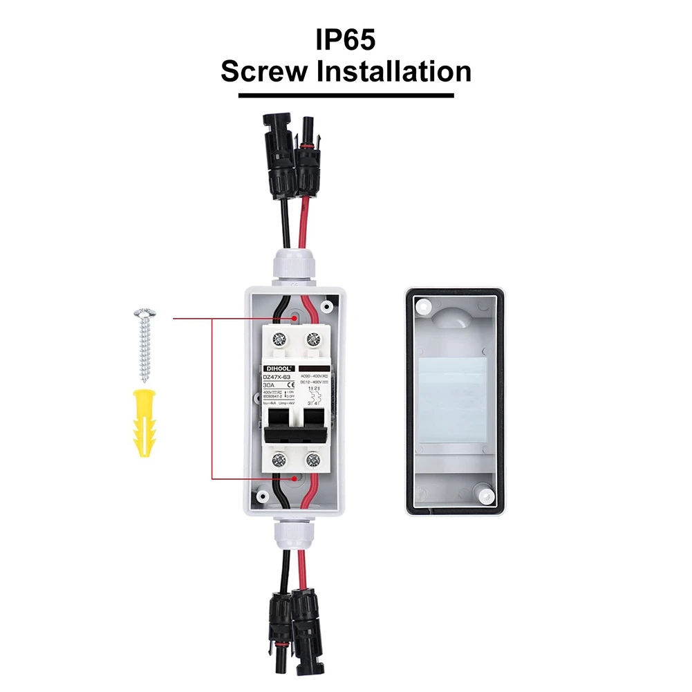 12V-400V DC Disconnect Switch Miniature Circuit Breaker With IP65 Distribution Box For Solar Panels
12V-400V DC Disconnect Switch Miniature Circuit Breaker With IP65 Distribution Box For Solar Panels