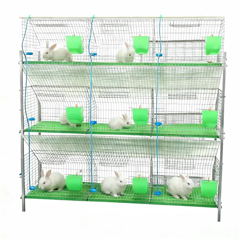 9 Set With Drinker And Feeder Nest 3 Layer 9 Hole Rabbit Breeding Cage
9 Set With Drinker And Feeder Nest 3 Layer 9 Hole Rabbit Breeding Cage