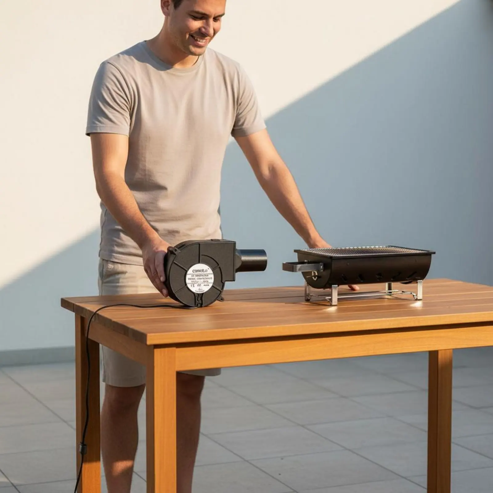9733 Centrifugal Blower 100-240V Wide Electrical Potential Input BBQ Cooktop Fan Ventilation Equipment for Camping
9733 Centrifugal Blower 100-240V Wide Electrical Potential Input BBQ Cooktop Fan Ventilation Equipment for Camping