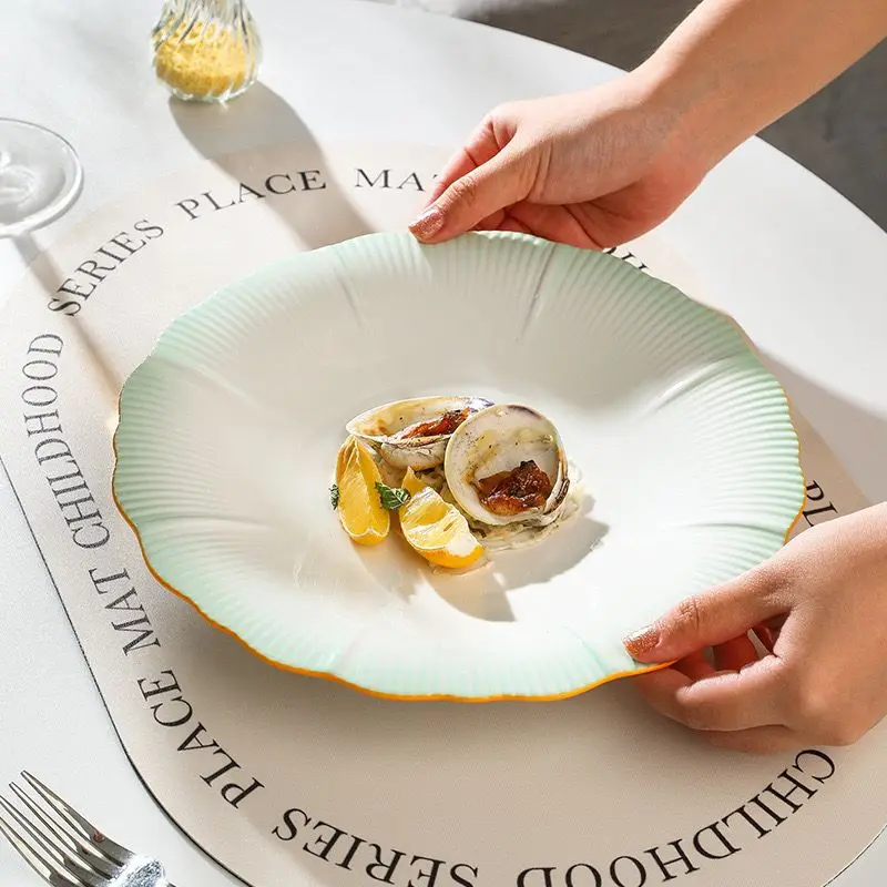 High-grade gradient green western steak restaurant home tableware ins high value salad pasta ceramic plate корейская посуда
High-grade gradient green western steak restaurant home tableware ins high value salad pasta ceramic plate корейская посуда