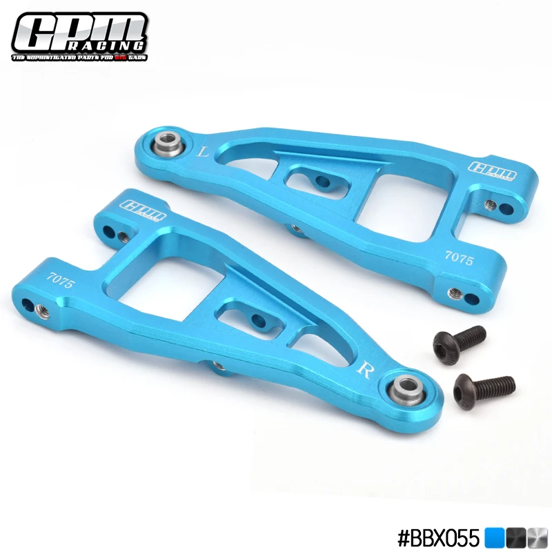 Алюминиевые передние нижние рычаги подвески GPM 7075, для TAMIYA 1/10 BBX BB-01 58719
Алюминиевые передние нижние рычаги подвески GPM 7075, для TAMIYA 1/10 BBX BB-01 58719