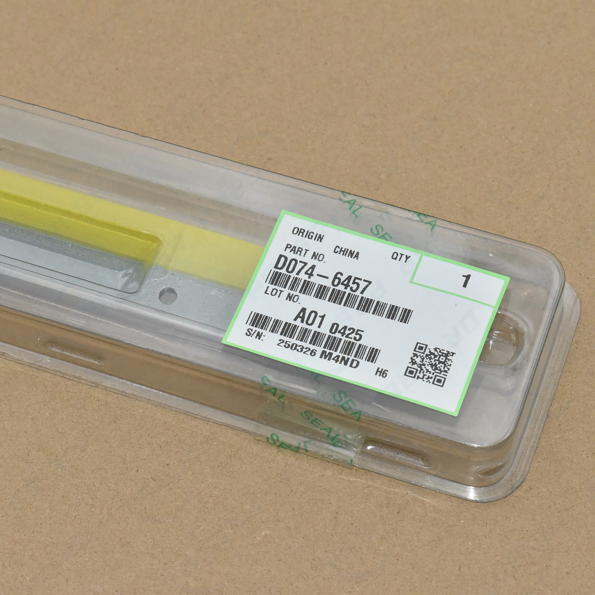 D0746457 D074-6457 Apply Blade Assembly for Ricoh Pro 8100 8110 8120 8300 8310 8320 C5300 C5310 C7200 C7210 C7500
D0746457 D074-6457 Apply Blade Assembly for Ricoh Pro 8100 8110 8120 8300 8310 8320 C5300 C5310 C7200 C7210 C7500