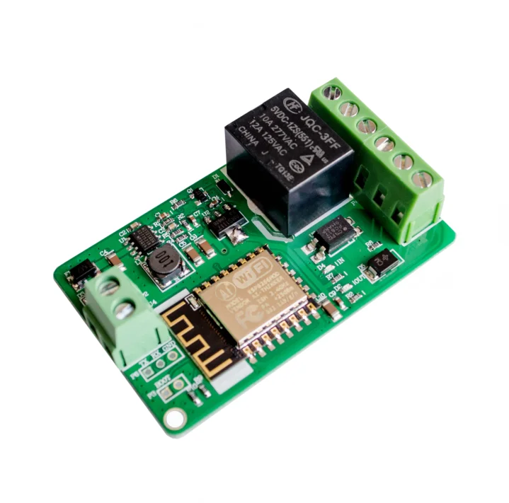 Новое поступление, 1 шт., зеленый ESP8266, 10 А, 220 В, сетевое реле, модуль Wi-Fi, входные модули постоянного тока 7 В ~ 30 в
Новое поступление, 1 шт., зеленый ESP8266, 10 А, 220 В, сетевое реле, модуль Wi-Fi, входные модули постоянного тока 7 В ~ 30 в