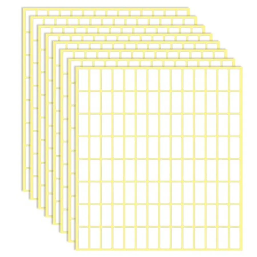 30 Sheets White Labels Stickers for Writing 10 X 20 mm Small Price Tags Blank Storage Container Stickers for Jars File Folders
30 Sheets White Labels Stickers for Writing 10 X 20 mm Small Price Tags Blank Storage Container Stickers for Jars File Folders