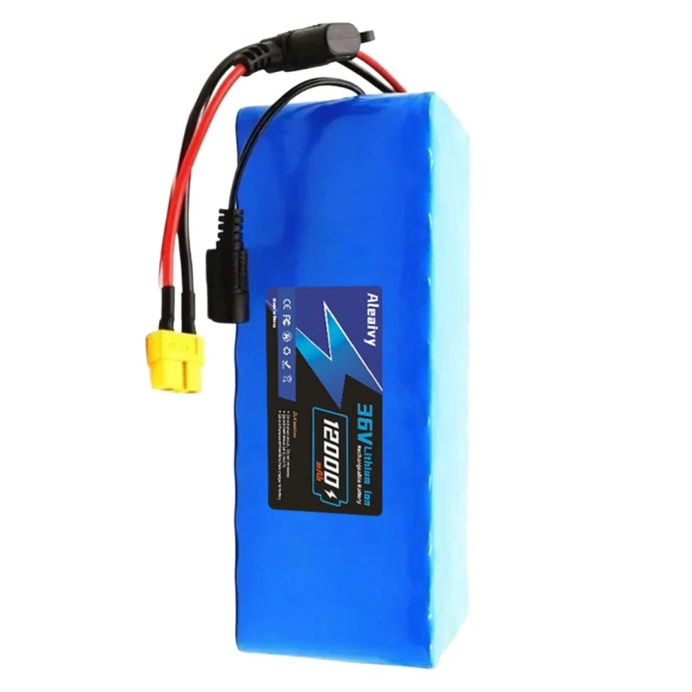 36V 12Ah 12000mAh 18650 10S4P High Power Battery 220W 350W 500W with BMS Protection for Electric Scooter.
36V 12Ah 12000mAh 18650 10S4P High Power Battery 220W 350W 500W with BMS Protection for Electric Scooter.
