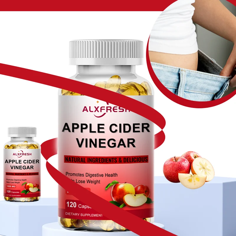 Alxfresh Apple Cider Vinegar Capsules Support Weight Management Promote Digestive Health Regulate Blood Sugar Levels Antioxidant
Alxfresh Apple Cider Vinegar Capsules Support Weight Management Promote Digestive Health Regulate Blood Sugar Levels Antioxidant