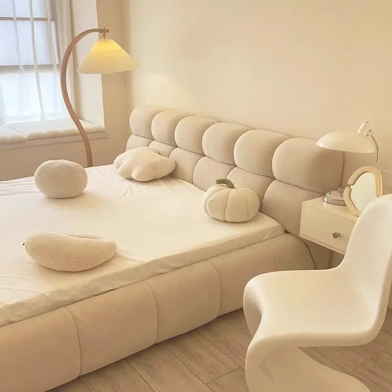 Technical cloth, Scandinavian, cream style, master bedroom, double bed, simple, modern
Technical cloth, Scandinavian, cream style, master bedroom, double bed, simple, modern