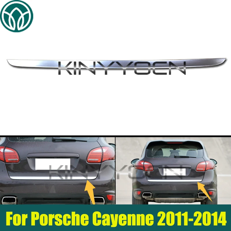 Хромированная накладка на задний бампер задней двери для Porsche Cayenne 2011 2012 2013 2014, декоративная полоса багажника 95851295501
Хромированная накладка на задний бампер задней двери для Porsche Cayenne 2011 2012 2013 2014, декоративная полоса багажника 95851295501