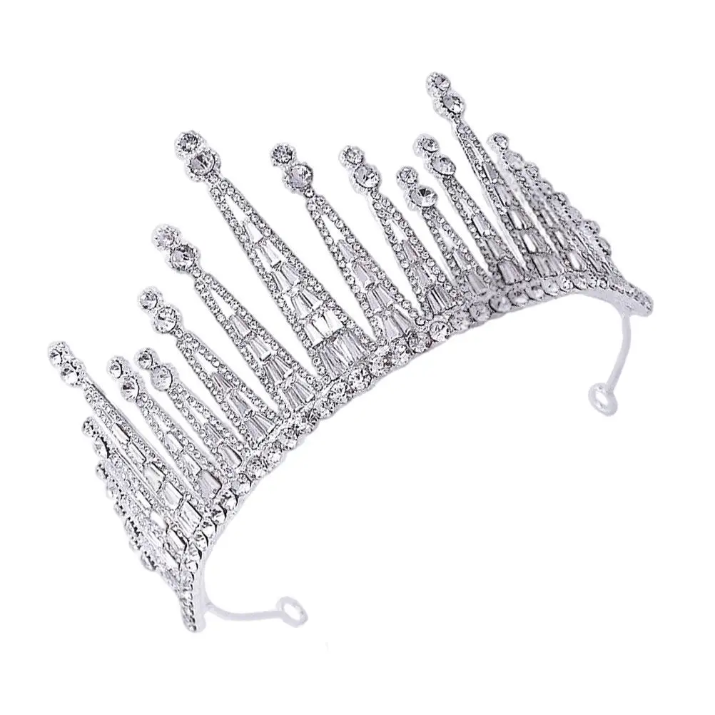 Baroque Rhinestone Wedding Crown Tiara Luxury Bridal Hair Accessory Elegant Zinc Alloy Decorative Headpiece Baroque Crown
Baroque Rhinestone Wedding Crown Tiara Luxury Bridal Hair Accessory Elegant Zinc Alloy Decorative Headpiece Baroque Crown