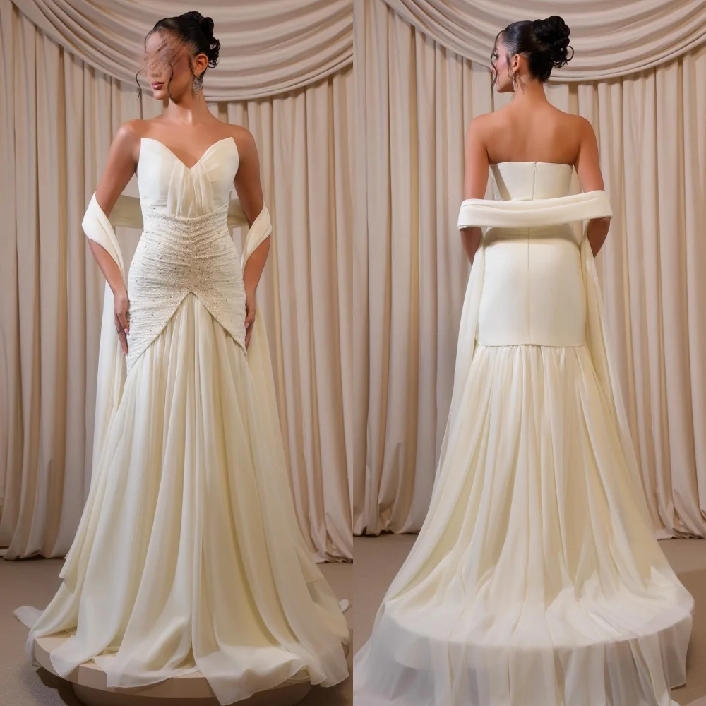 Customized Chiffon Sequined Sweetheart Neck Trumpet Long Dresses Bespoke Occasion Woman Elegant Party Wedding Evening Gown
Customized Chiffon Sequined Sweetheart Neck Trumpet Long Dresses Bespoke Occasion Woman Elegant Party Wedding Evening Gown