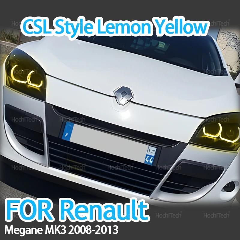 Желтый лимонный DRL для Renault Megane MK3 GT Line 2008 09 10 2011 2012 2013 Автоматические светодиодные дневные ходовые огни Angel Eyes в стиле CSL
Желтый лимонный DRL для Renault Megane MK3 GT Line 2008 09 10 2011 2012 2013 Автоматические светодиодные дневные ходовые огни Angel Eyes в стиле CSL