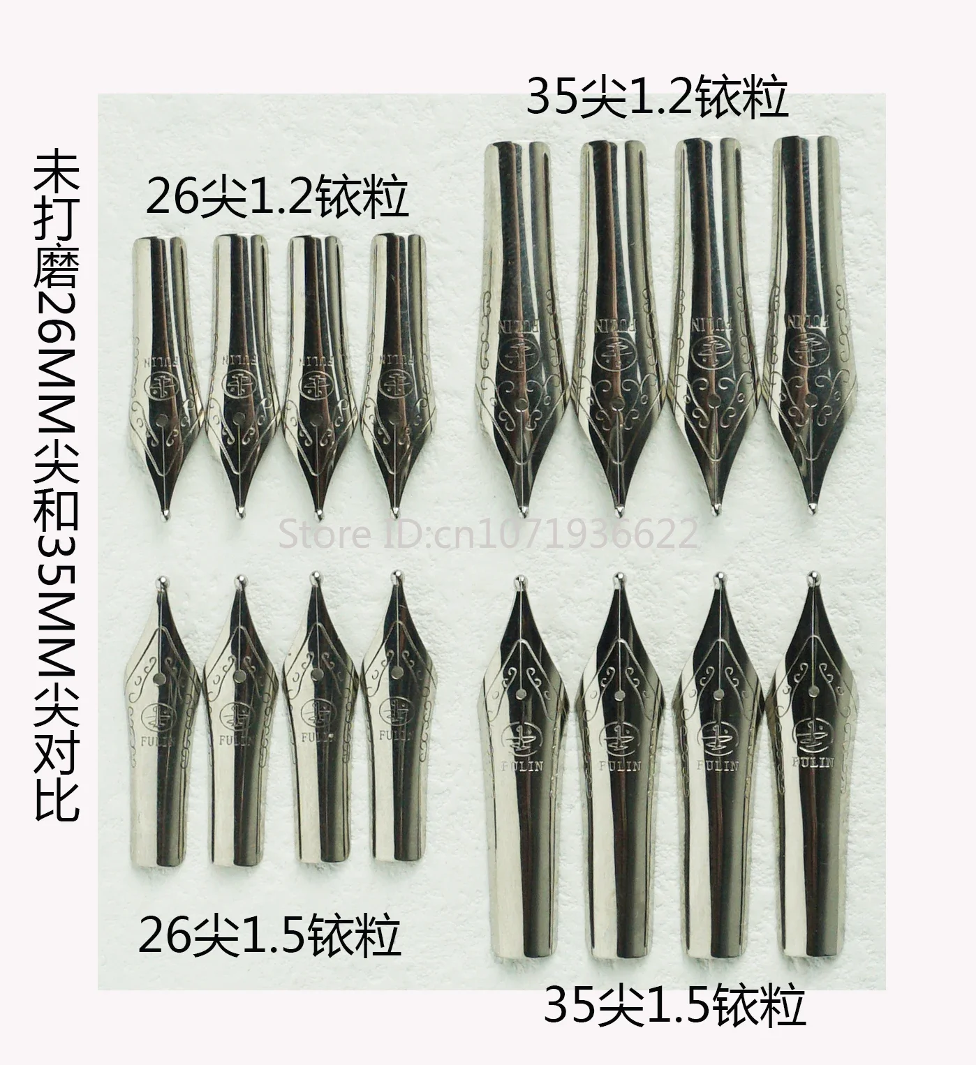 Hot Hand-made Grinding Long Knife Nib No.5 No.6 Fountain Pen Silver/Gold Nib Long/Short Iridium Tip , Pen Accessories
Hot Hand-made Grinding Long Knife Nib No.5 No.6 Fountain Pen Silver/Gold Nib Long/Short Iridium Tip , Pen Accessories