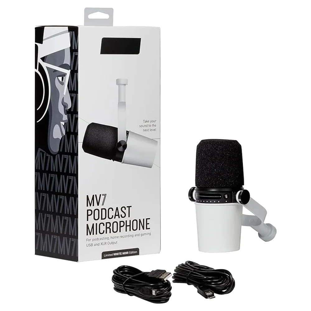 Microphone Mv7 Usb Podcast Microphone For Podcasting Conference Room Desktop Usb Mic Sound Card Desktop Notebook Computer
Microphone Mv7 Usb Podcast Microphone For Podcasting Conference Room Desktop Usb Mic Sound Card Desktop Notebook Computer