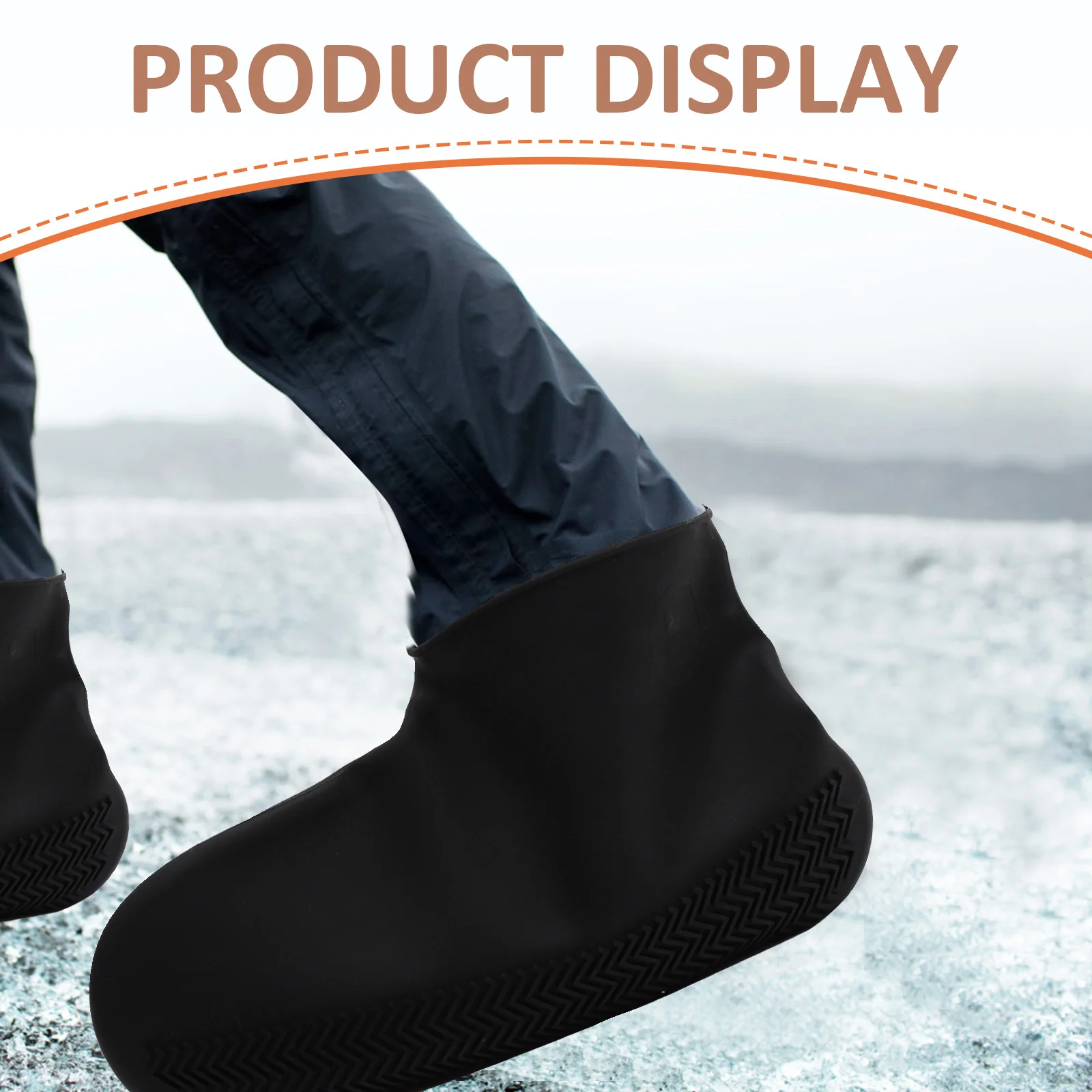 Waterproof Shoe Covers Rainproof Anti slip Unisex Black Protector Reusable Silicone Material Foldable Easy Clean Outdoor Walking
Waterproof Shoe Covers Rainproof Anti slip Unisex Black Protector Reusable Silicone Material Foldable Easy Clean Outdoor Walking