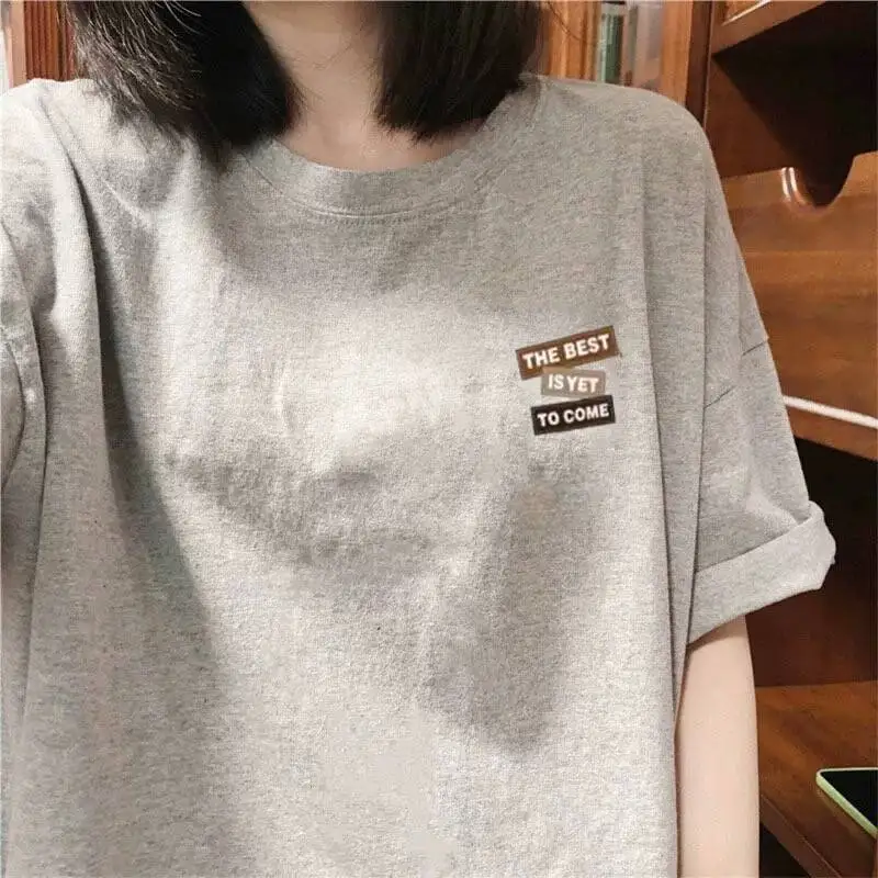 Heavyweight Short Sleeve T-Shirt Unisex Loose Fit Pure Cotton Fashionable Summer Sun Protection Clothing Brand Dkmelissa
Heavyweight Short Sleeve T-Shirt Unisex Loose Fit Pure Cotton Fashionable Summer Sun Protection Clothing Brand Dkmelissa
