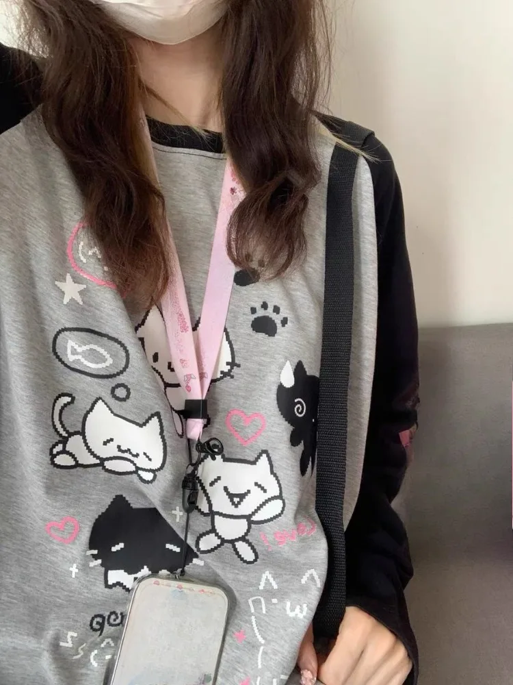 Kimutomo T Shirts Women Y2k Aesthetic Cartoon Printed Loose Japanese Style Spring Fashion Harajuku Funny Tops Casual Tshirt
Kimutomo T Shirts Women Y2k Aesthetic Cartoon Printed Loose Japanese Style Spring Fashion Harajuku Funny Tops Casual Tshirt
