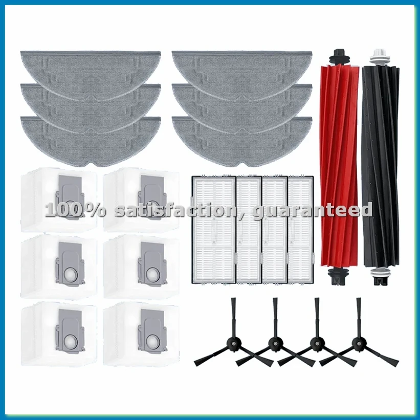 Запасные части для робота-пылесоса S8 Pro Ultra: основная и боковые щетки, насадка для влажной уборки, HEPA-фильтр, мешки для сбора пыли, аксессуары - A69M
Запасные части для робота-пылесоса S8 Pro Ultra: основная и боковые щетки, насадка для влажной уборки, HEPA-фильтр, мешки для сбора пыли, аксессуары - A69M