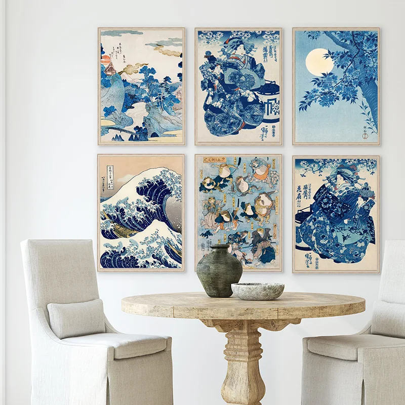 Japanese Katsushika Hokusai Exhibition Posters and Prints Diamond Painting Wall Art Blue Waves Picture for Living Room Home De
Japanese Katsushika Hokusai Exhibition Posters and Prints Diamond Painting Wall Art Blue Waves Picture for Living Room Home De