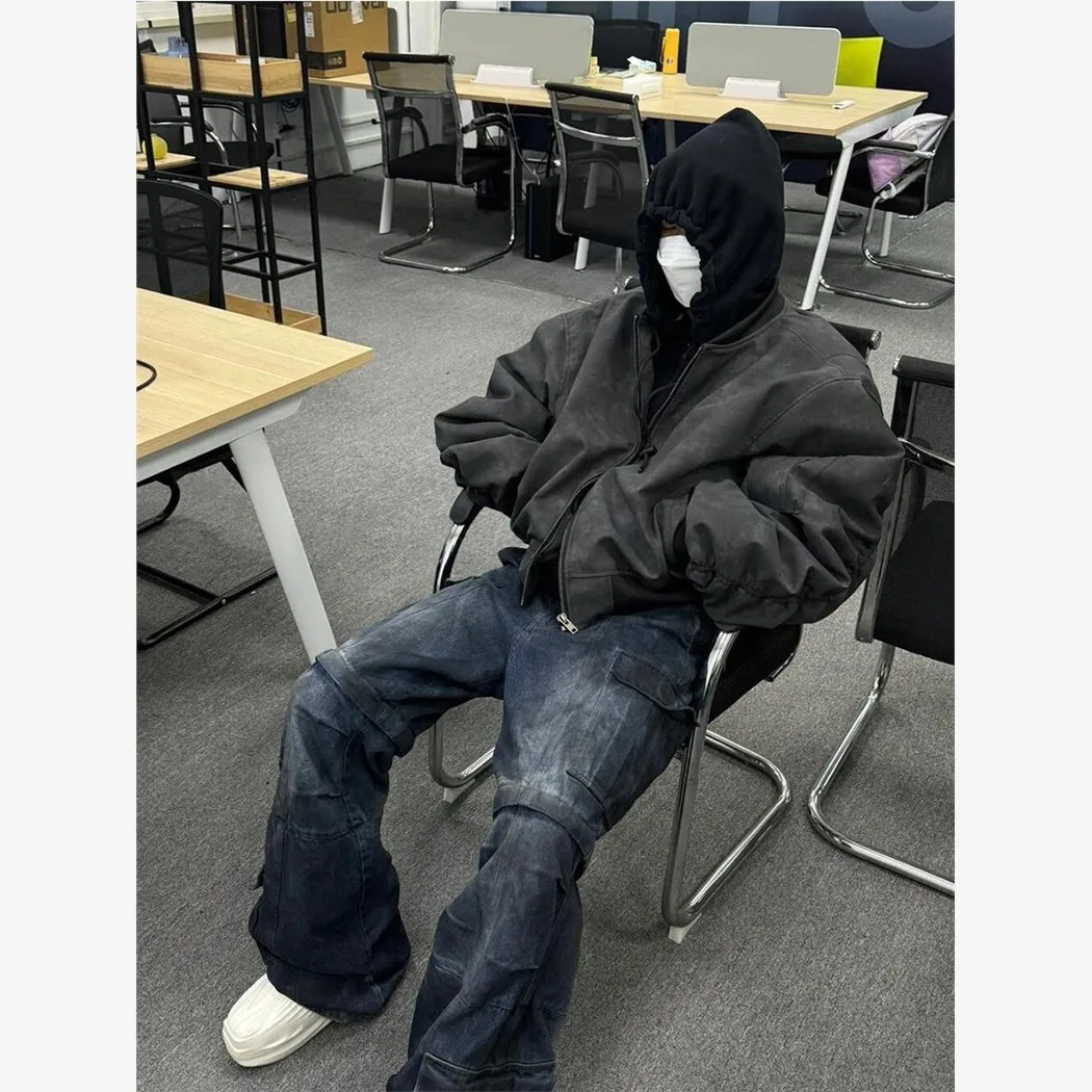 Мужская куртка из искусственной кожи в американском ретро-стиле, свободного кроя, с эффектом двухслойности, повседневная, модная, в стиле High Street, рабочая одежда
Мужская куртка из искусственной кожи в американском ретро-стиле, свободного кроя, с эффектом двухслойности, повседневная, модная, в стиле High Street, рабочая одежда