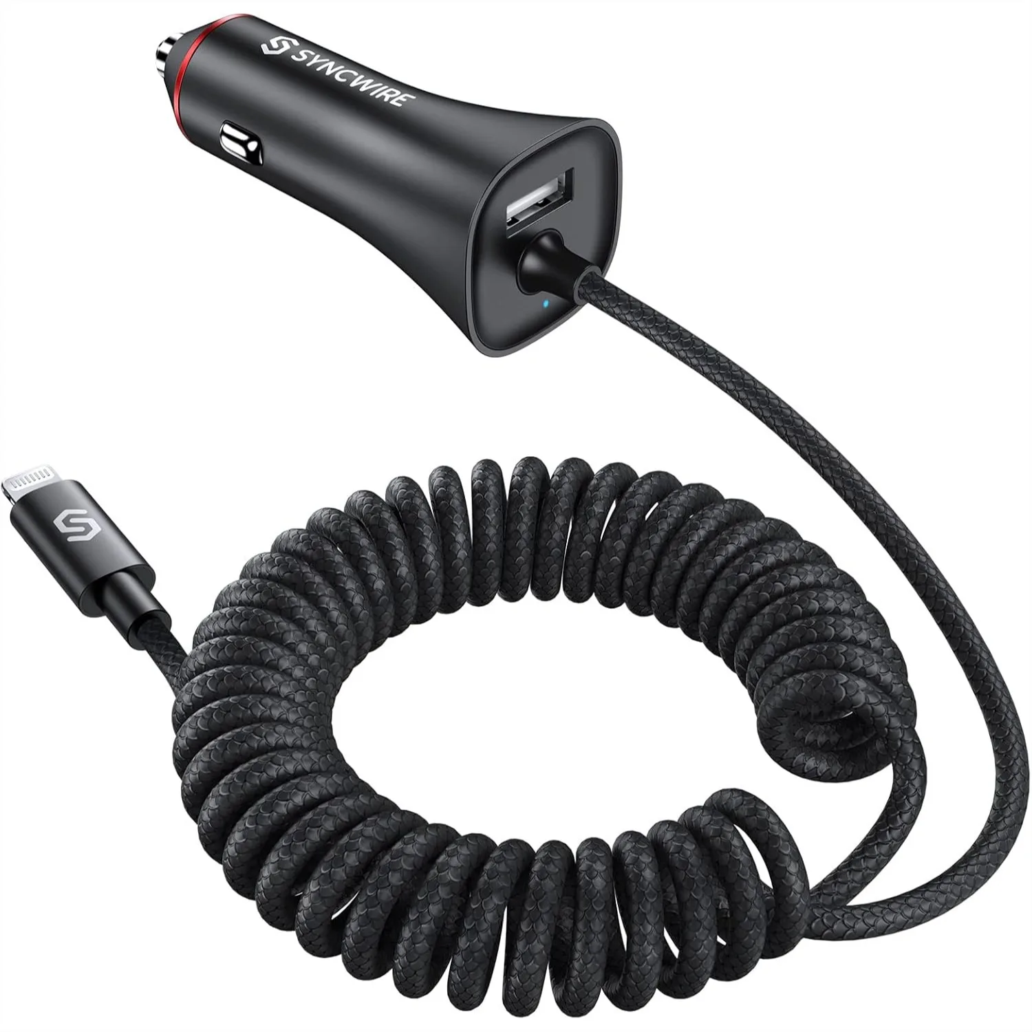MFi Certified 32W Fast Car Charger with Built-in Lightning Cable for iPhone iPad - Reliable Power on the Go
MFi Certified 32W Fast Car Charger with Built-in Lightning Cable for iPhone iPad - Reliable Power on the Go