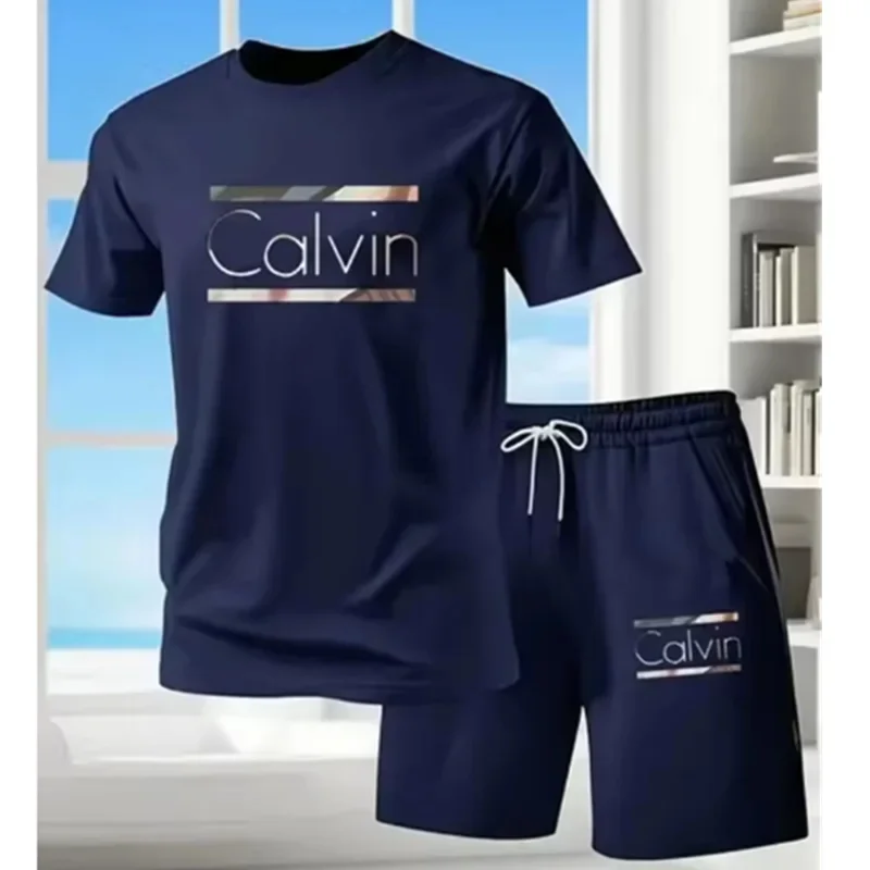 2026 New Fashion Casual T-shirt Shorts Two-piece Set Letter Printing Men's Summer Outdoor Wear Suit
2026 New Fashion Casual T-shirt Shorts Two-piece Set Letter Printing Men's Summer Outdoor Wear Suit