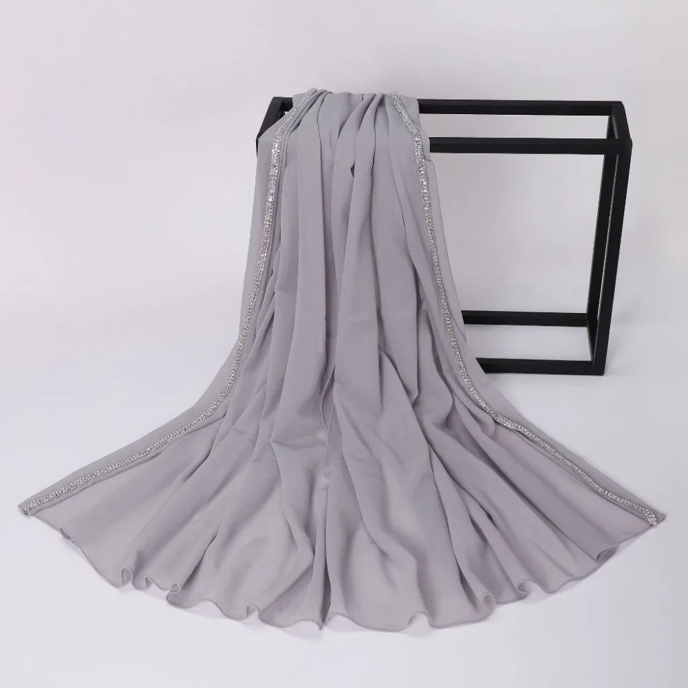 Fashion Solid Color Ethnic Style Scarf Rhinestones Brim Sparkling Headscarf Thin Long Wraps Shawl Women
Fashion Solid Color Ethnic Style Scarf Rhinestones Brim Sparkling Headscarf Thin Long Wraps Shawl Women