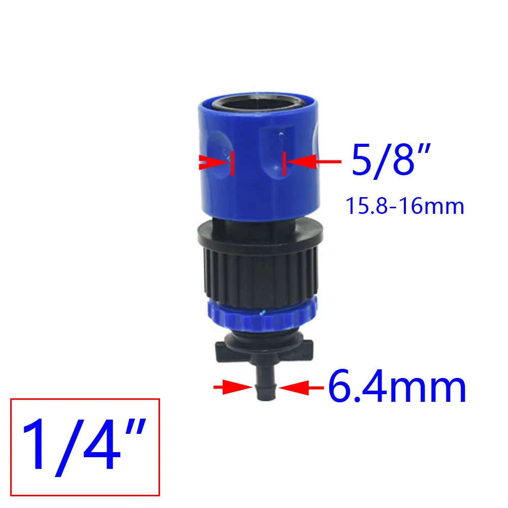 Barbed 1/4 3/8 1/2 3/4 1inch Hose Quick Connector 4/7mm 8/11mm 16mm 20mm 25mm Water Hose Connector Tap 1pcs
Barbed 1/4 3/8 1/2 3/4 1inch Hose Quick Connector 4/7mm 8/11mm 16mm 20mm 25mm Water Hose Connector Tap 1pcs