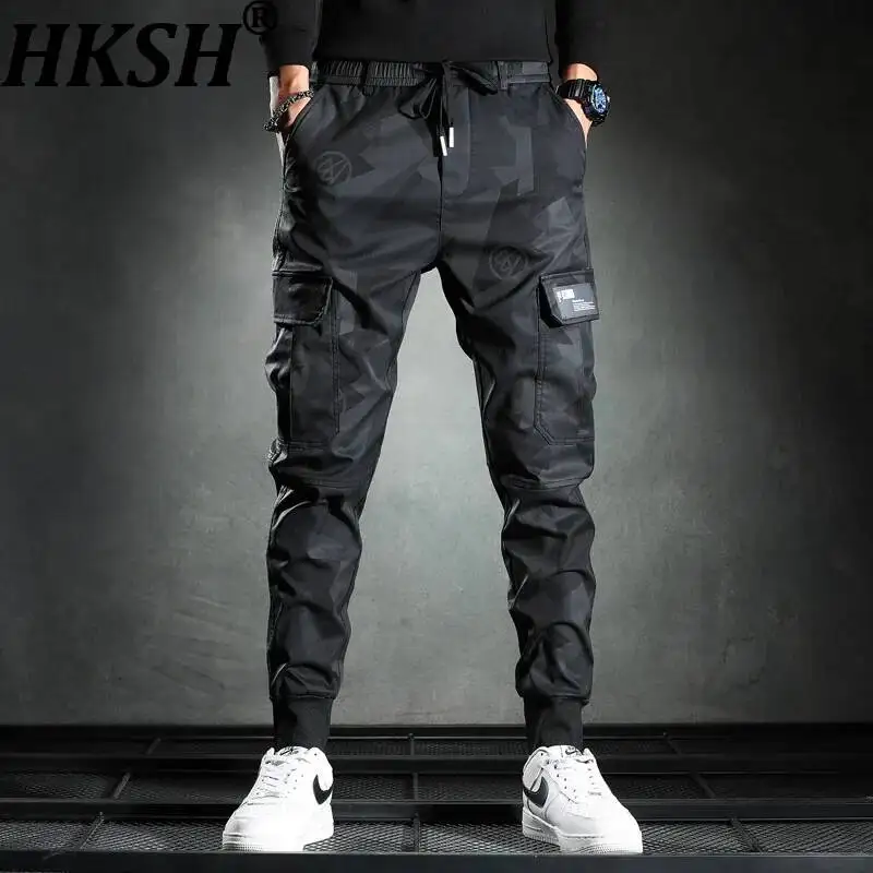 HKSH Spring Autumn New Men Tide Thin Slim Fit Korean Style Elastic Waist Cargo Pants Fashion Trendy Jogger Chic Ins Punk HK20467
HKSH Spring Autumn New Men Tide Thin Slim Fit Korean Style Elastic Waist Cargo Pants Fashion Trendy Jogger Chic Ins Punk HK20467
