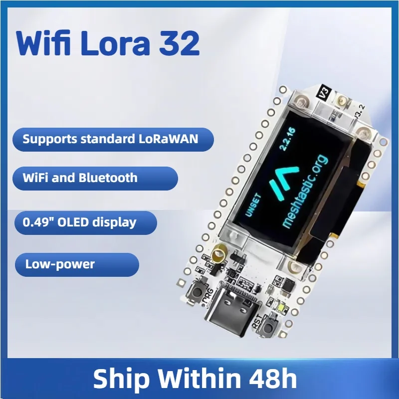 Heltec Металластическая Wi-Fi LoRa 32 V3 ESP32 Oled SX1262 0,96-дюймовый синий OLED-дисплей Макетная плата для Arduino
Heltec Металластическая Wi-Fi LoRa 32 V3 ESP32 Oled SX1262 0,96-дюймовый синий OLED-дисплей Макетная плата для Arduino