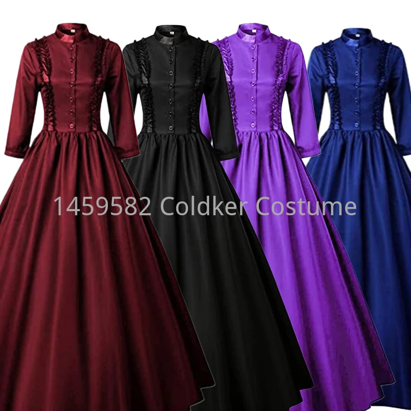 Victoria Medieval Women Retro Party Princess Dress Renaissance Medieval Cosplay Costume Elegant Long Gown Victorian Lace Dress
Victoria Medieval Women Retro Party Princess Dress Renaissance Medieval Cosplay Costume Elegant Long Gown Victorian Lace Dress