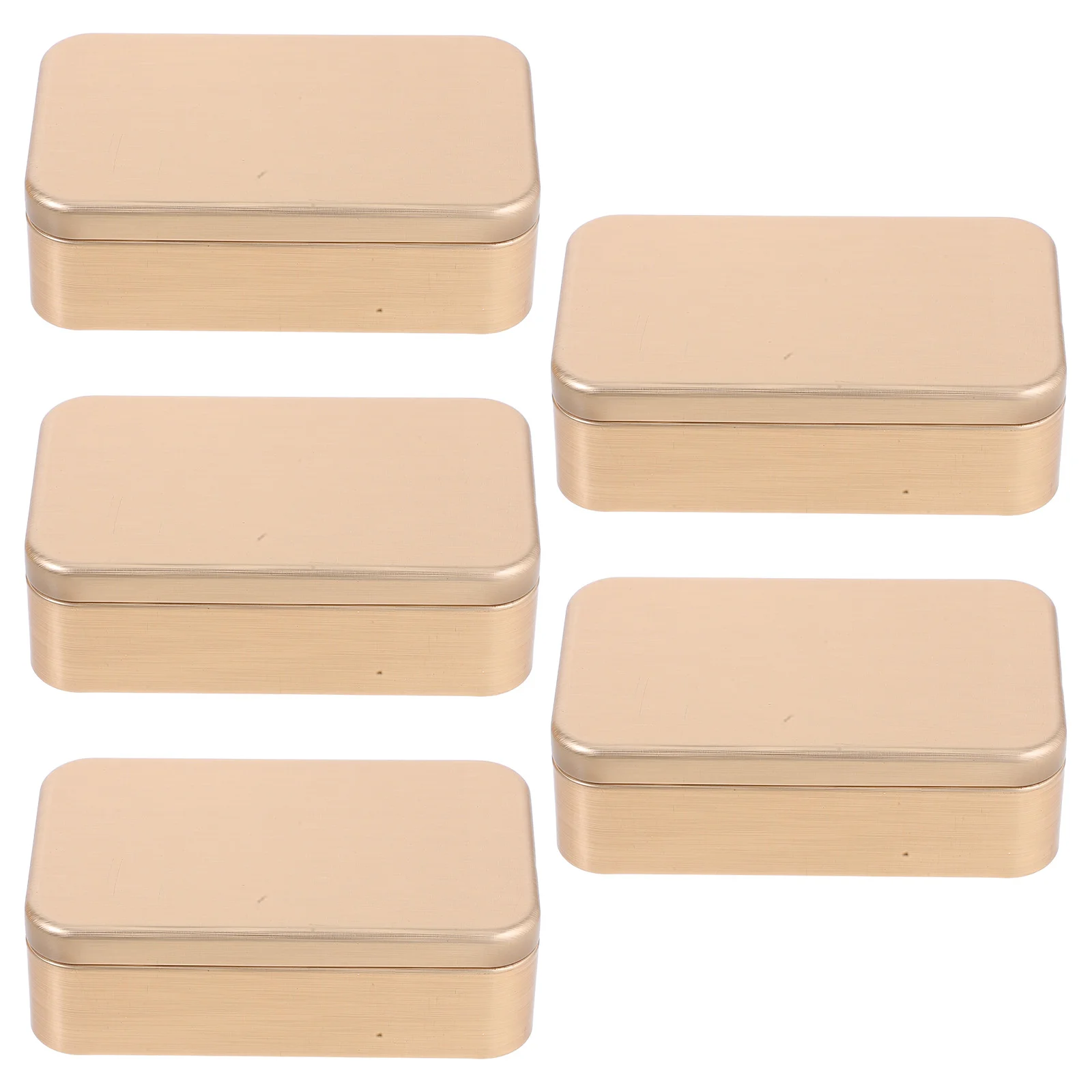 5 Pcs Square Brushed Small Iron Mini Tin Containers Lids for Beads Jewelry Storage Tea Tin Canisters Gift
5 Pcs Square Brushed Small Iron Mini Tin Containers Lids for Beads Jewelry Storage Tea Tin Canisters Gift