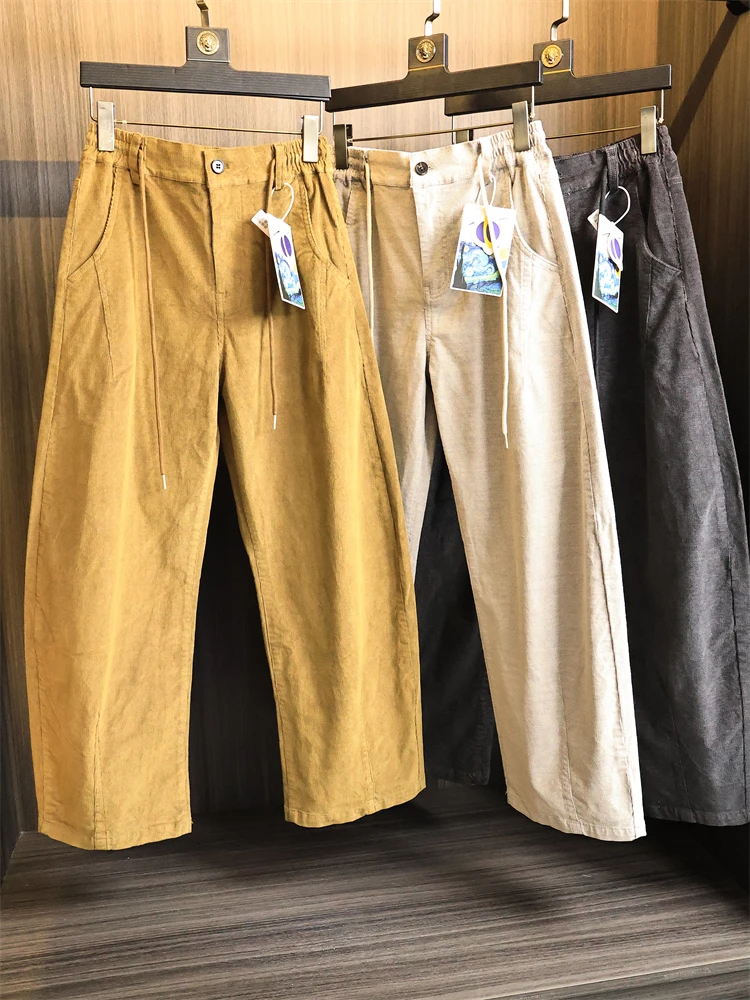 Men's Cotton Feel Fabric Straight Leg Casual Pants Comfortable Vintage Autumn Faionable All-Match Skin-Friendly Leisure Tro...
Men's Cotton Feel Fabric Straight Leg Casual Pants Comfortable Vintage Autumn Faionable All-Match Skin-Friendly Leisure Tro...