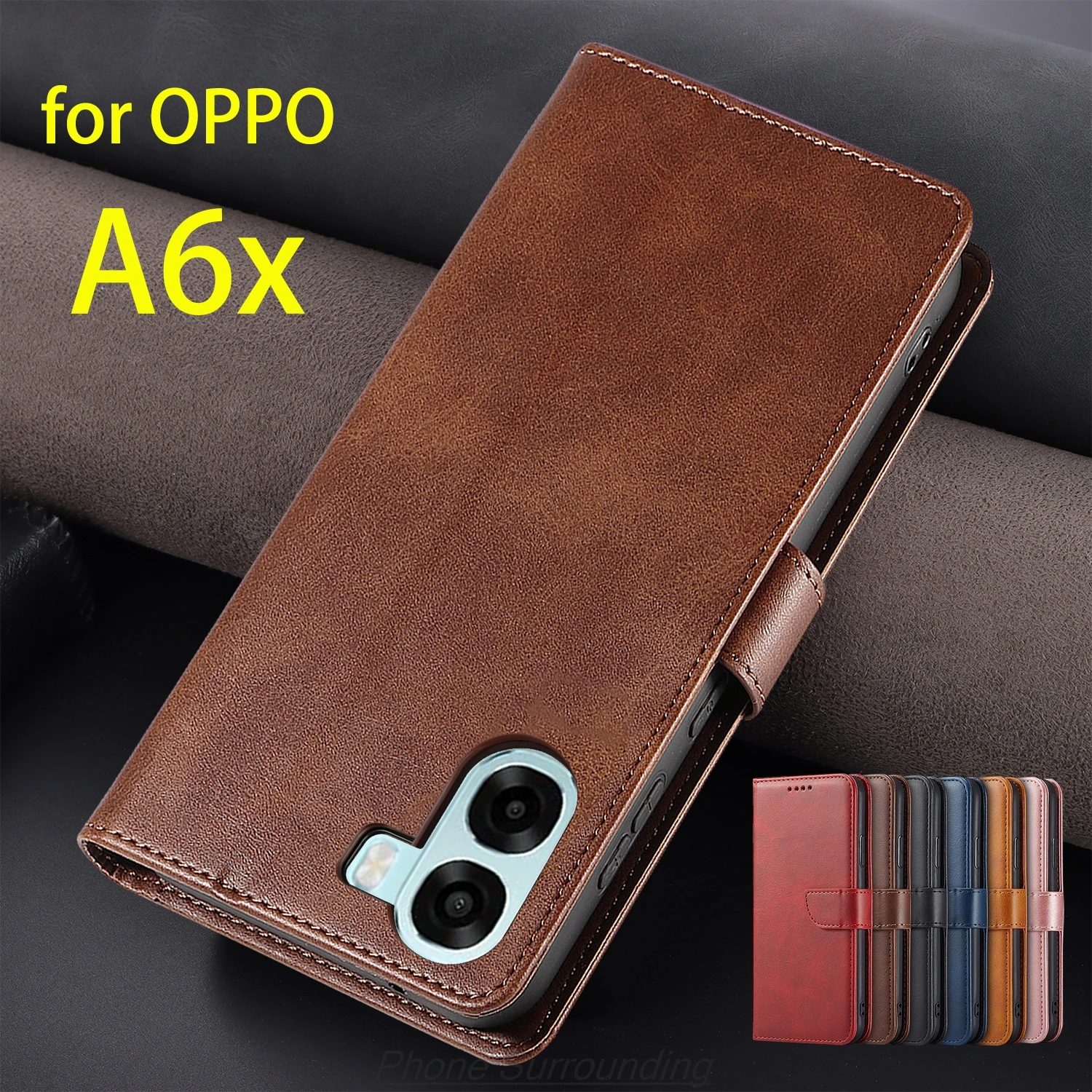 Wallet Flip Cover Leather Case for OPPO A6x 4G / 5G Global EUR RUS Pu Leather Phone Bags protective Holster Capa Fundas Coque
Wallet Flip Cover Leather Case for OPPO A6x 4G / 5G Global EUR RUS Pu Leather Phone Bags protective Holster Capa Fundas Coque