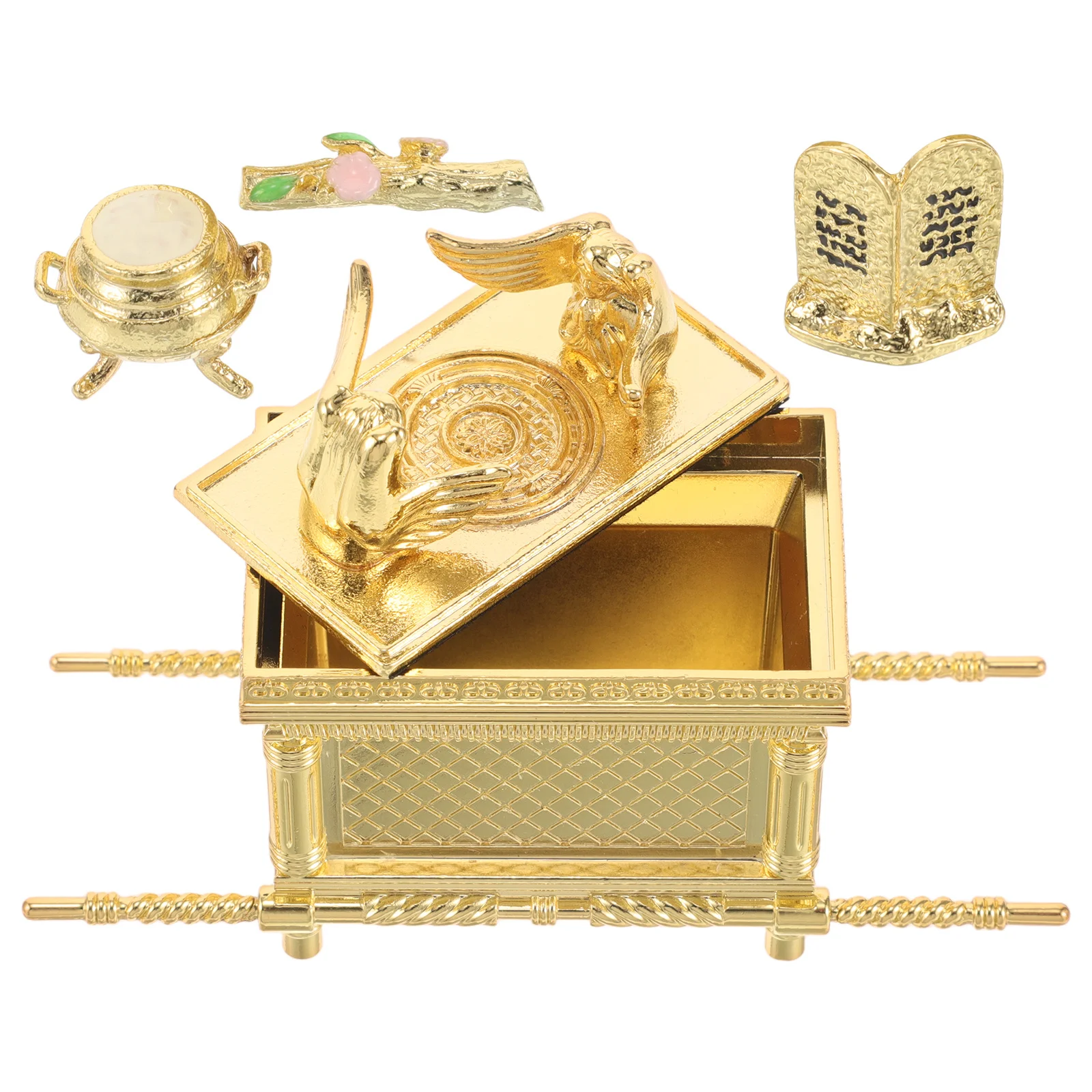 Ark Of Jewish Statue Gold Plated Religious Artistic Home Decor Spiritual Table Ornament Religious Decoration
Ark Of Jewish Statue Gold Plated Religious Artistic Home Decor Spiritual Table Ornament Religious Decoration
