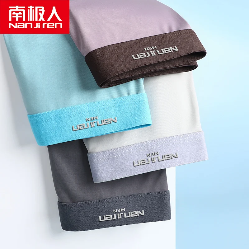 Nanjiren Men Underwear 3A Grade Antibacterial Boxer Light-thin Solid Underpants Soft Breathable High Elastic 4pcs Male Panties
Nanjiren Men Underwear 3A Grade Antibacterial Boxer Light-thin Solid Underpants Soft Breathable High Elastic 4pcs Male Panties