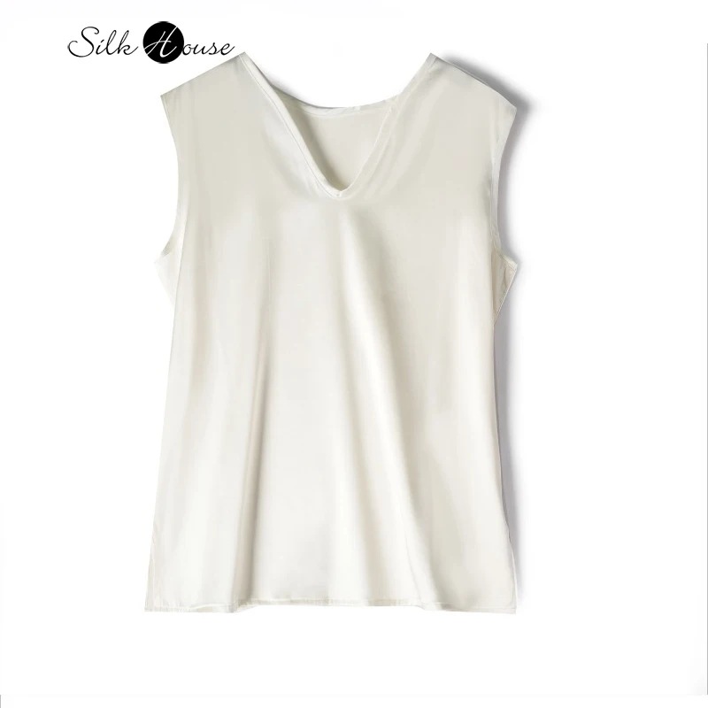 2025 Women's Summer New Heavy 92% Natural Mulberry Silk Elastic Satin Solid Color V-neck Interior Sexy Tank Top
2025 Women's Summer New Heavy 92% Natural Mulberry Silk Elastic Satin Solid Color V-neck Interior Sexy Tank Top