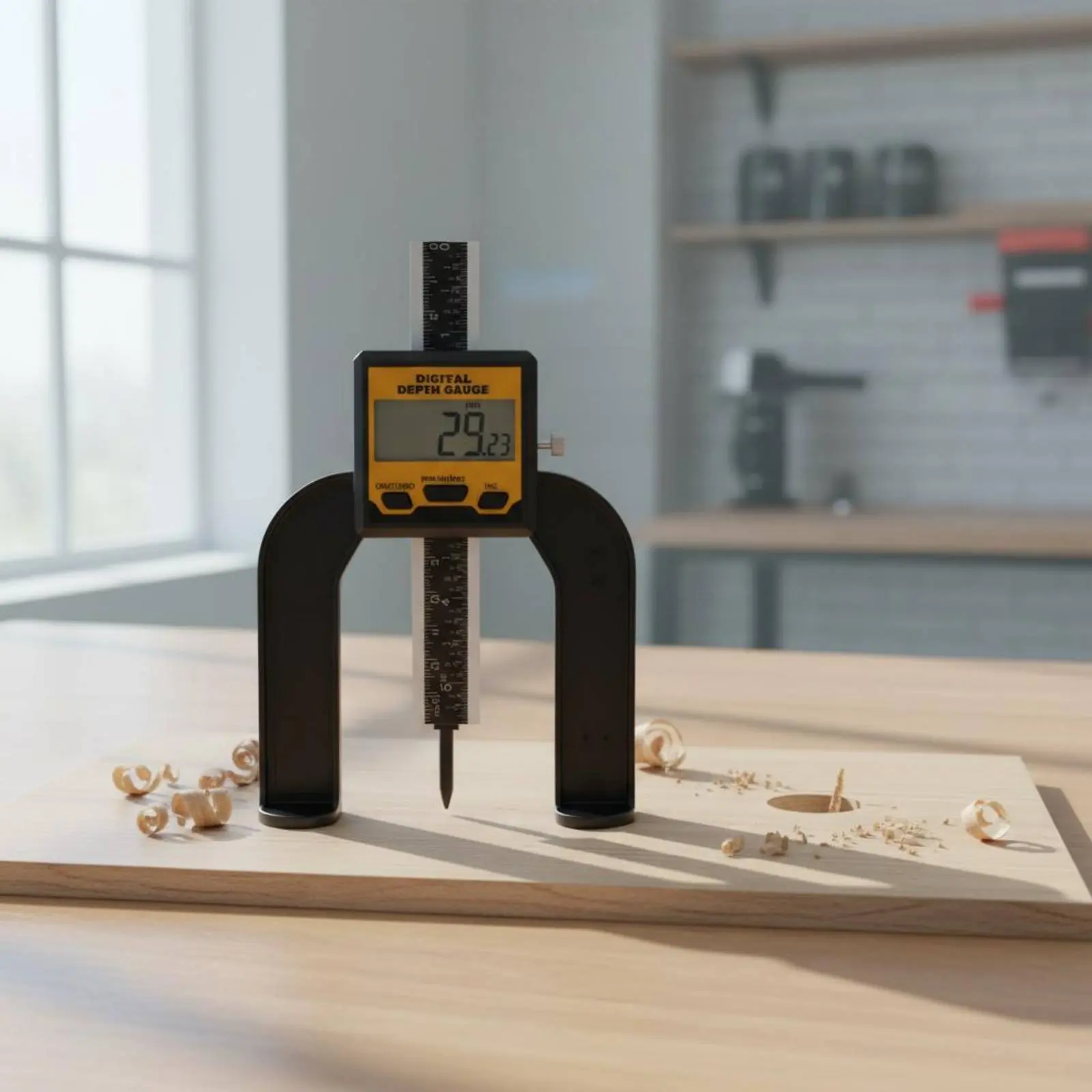 Digital Depth Caliper High Precision Digital Depth Gauge Height Caliper Easy to Read Measurement Tool Compact for Woodworkers
Digital Depth Caliper High Precision Digital Depth Gauge Height Caliper Easy to Read Measurement Tool Compact for Woodworkers