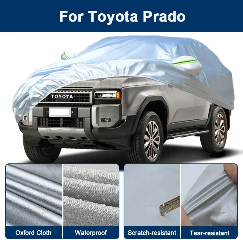 Outdoor Full Car Cover For Toyota Prado with Reflective Strips Waterproof Snowproof Dustproof UV Protection Exterior Accessories
Outdoor Full Car Cover For Toyota Prado with Reflective Strips Waterproof Snowproof Dustproof UV Protection Exterior Accessories