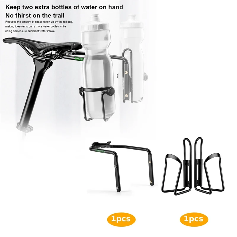 Bicycles Saddle Tail Bag Bracket WaterBottles Holder Aluminum Alloy Holder Parts Stabilizer Bracket Biking Accessories
Bicycles Saddle Tail Bag Bracket WaterBottles Holder Aluminum Alloy Holder Parts Stabilizer Bracket Biking Accessories