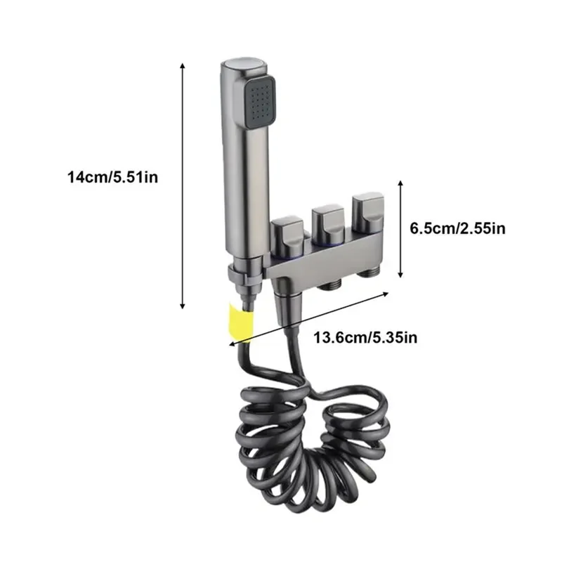 AT44-распылитель для биде для туалета, биде, комплект шлангов для распыления, многофункциональный, простой в установке, регулируемый, для воды
AT44-распылитель для биде для туалета, биде, комплект шлангов для распыления, многофункциональный, простой в установке, регулируемый, для воды