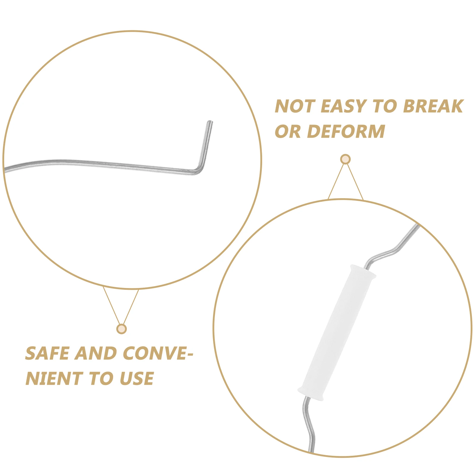 2pcs Galvanized Bucket Handle Heavy Duty Wire Reinforced Grip Pail Accessories Replacement Travel Silver Bucket Handles
2pcs Galvanized Bucket Handle Heavy Duty Wire Reinforced Grip Pail Accessories Replacement Travel Silver Bucket Handles