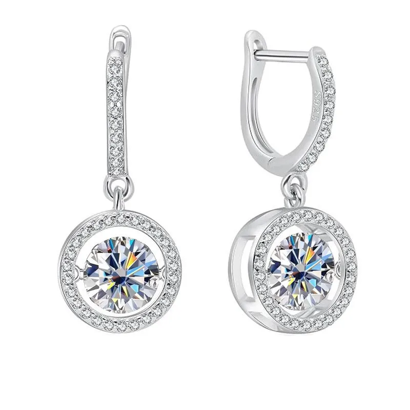 Ts 1 Carat 925 Sterling Silver Moissanite Earrings for Women with Certificate D Color Moissanite Studs Fine Jewelry
Ts 1 Carat 925 Sterling Silver Moissanite Earrings for Women with Certificate D Color Moissanite Studs Fine Jewelry