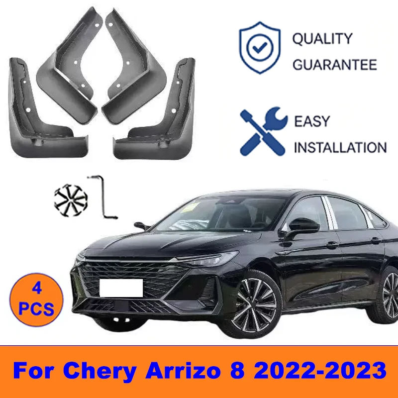 4Pcs Mud Flaps For Chery Arrizo 8 2022-2023 - Splash Guards Front&Rear Wheel Fender Mudguards Car Exterior Protection Parts
4Pcs Mud Flaps For Chery Arrizo 8 2022-2023 - Splash Guards Front&Rear Wheel Fender Mudguards Car Exterior Protection Parts