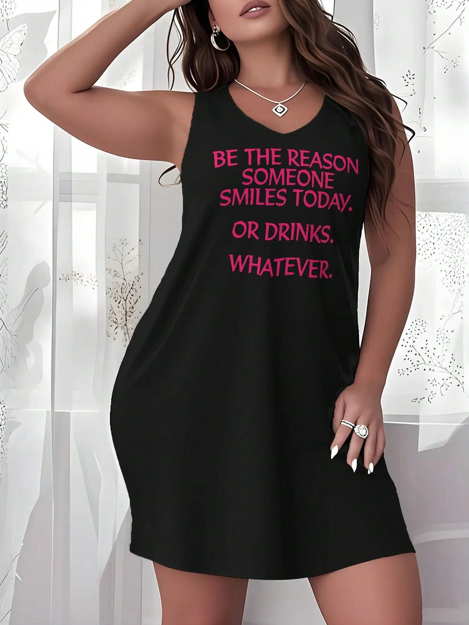 Plus Size Women Soft Stretch Polyester Sleep Dress Casual Nightdress Crew Neck Dipped Hem
Plus Size Women Soft Stretch Polyester Sleep Dress Casual Nightdress Crew Neck Dipped Hem