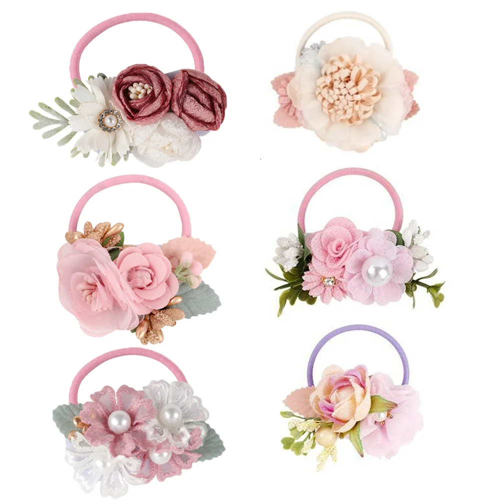 6 Pcs Simulated Flower Hair Ring Baby Ties for Little Girls Accessories Bands Scrunchies Cloth Toddler Cute Elastic
6 Pcs Simulated Flower Hair Ring Baby Ties for Little Girls Accessories Bands Scrunchies Cloth Toddler Cute Elastic