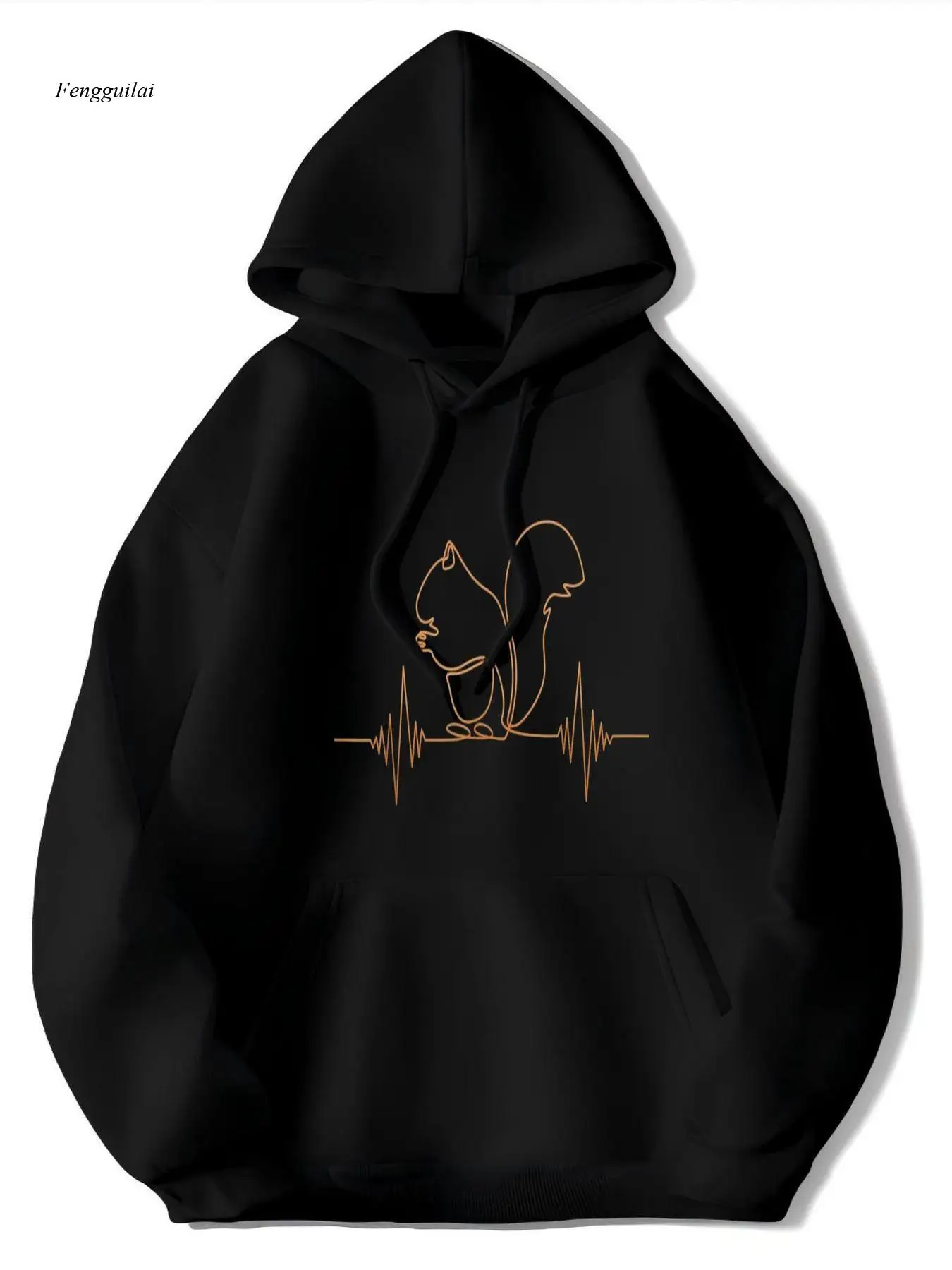 Толстовка с капюшоном Squirrel Heartbeat Line Art — уютный пуловер с принтом на груди с белкой и EKG, всесезонная повседневная одежда
Толстовка с капюшоном Squirrel Heartbeat Line Art — уютный пуловер с принтом на груди с белкой и EKG, всесезонная повседневная одежда