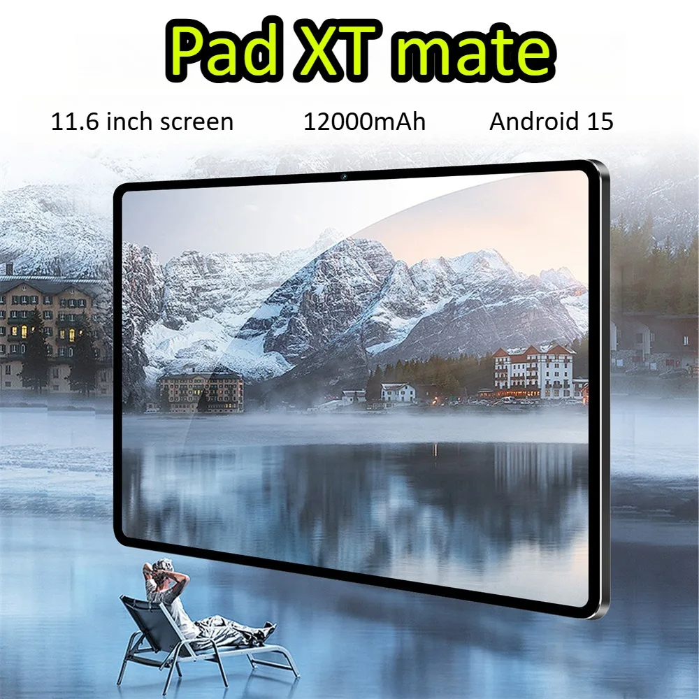 2025 Оригинальный планшет Pad XT Mate, 11,6 дюйма, Android 15 Tab, 5G, Dual Sim, 12000 мАч, планшетный ПК для детей с клавиатурой, ноутбуком
2025 Оригинальный планшет Pad XT Mate, 11,6 дюйма, Android 15 Tab, 5G, Dual Sim, 12000 мАч, планшетный ПК для детей с клавиатурой, ноутбуком