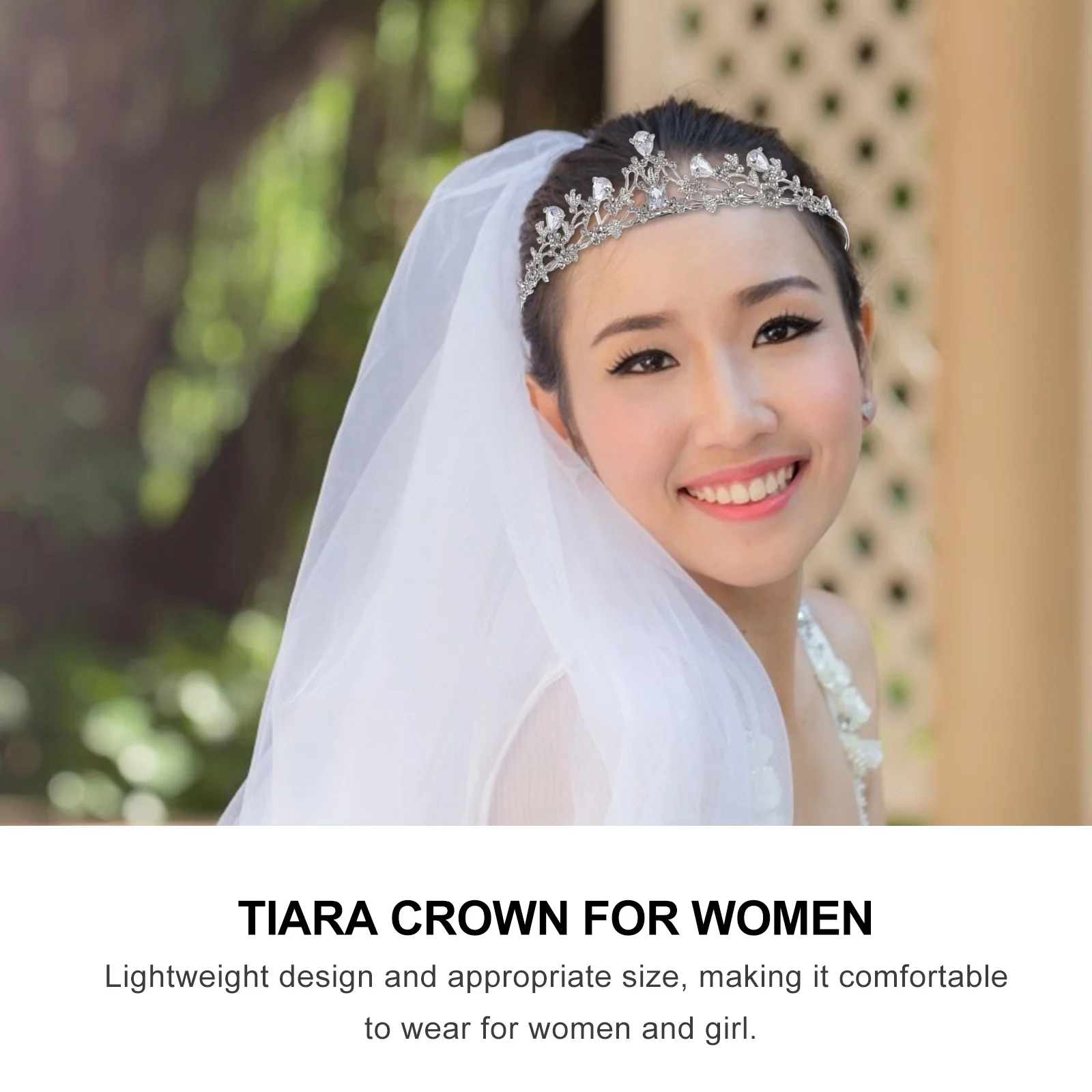 Zircon Bridal Tiara Crown White K Exquisite Lightweight Wedding Hair Headdress Party Banquet Birthday Crystal Bridal Tiara Crown
Zircon Bridal Tiara Crown White K Exquisite Lightweight Wedding Hair Headdress Party Banquet Birthday Crystal Bridal Tiara Crown